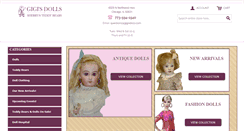 Desktop Screenshot of gigisdolls.com